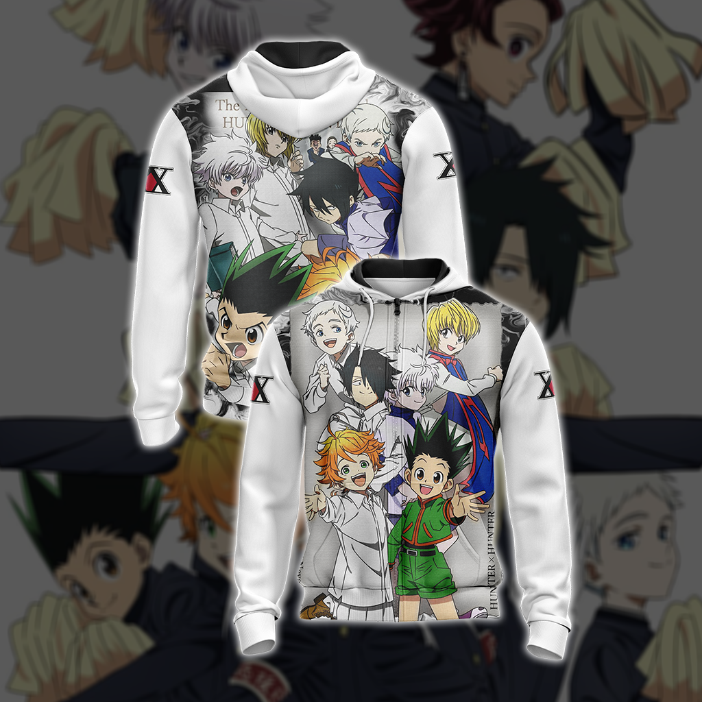 Hunter x Hunter Unisex 3D T-shirt Zip Hoodie XS 