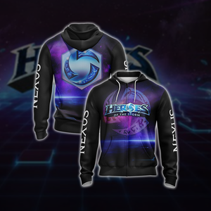 Heroes of the Storm - Nexus Unisex 3D T-shirt Zip Hoodie XS 