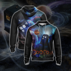 Doctor Who New Unisex 3D T-shirt Zip Hoodie XS 