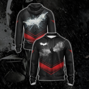 The Dark Knight Unisex 3D T-shirt Zip Hoodie XS 