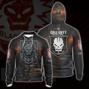 Call of Duty: Black Ops All Over Print T-shirt Tank Top Zip Hoodie Pullover Hoodie Hawaiian Shirt Zip Hoodie S 
