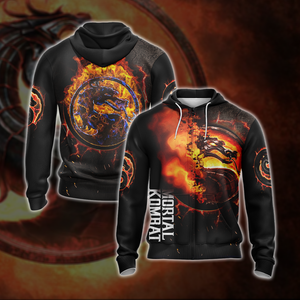 Mortal Kombat symbol Unisex 3D T-shirt T-shirt 4XL 