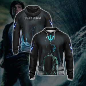 Percy Jackson And The Lightning Thief Unisex 3D T-shirt Zip Hoodie XS 