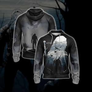 The Witcher New Version 1 Unisex 3D T-shirt Zip Hoodie XS 