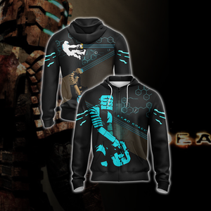 Dead Space New Style Unisex 3D T-shirt Zip Hoodie XS 